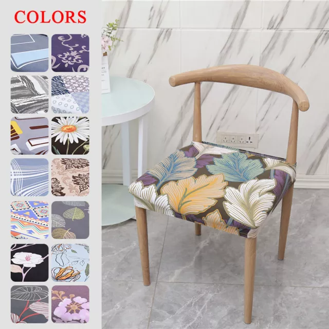 Chair Seat Covers Dining Seat Elastic Protector Cushion Slipcover Home Decor