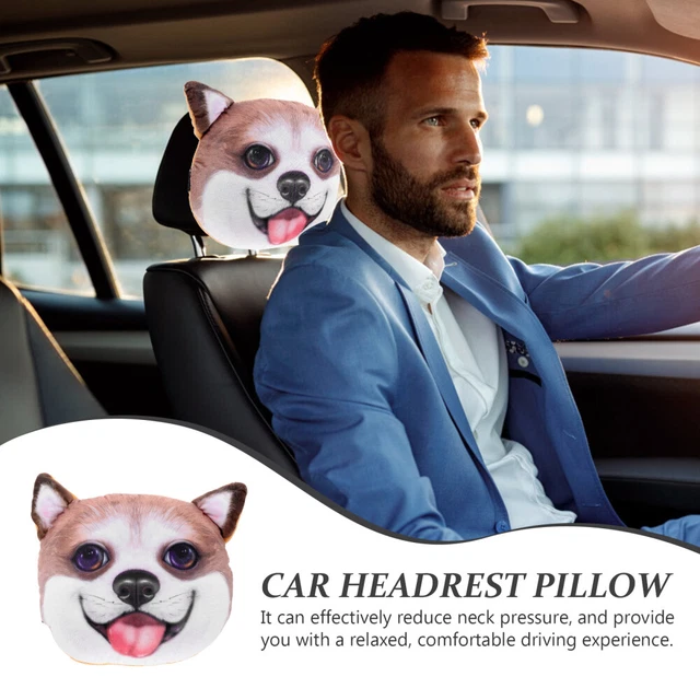 Cat Neck Pillow Small Neck Pillow Car Neck Pillow Car Seat Headrest Dog Head 6