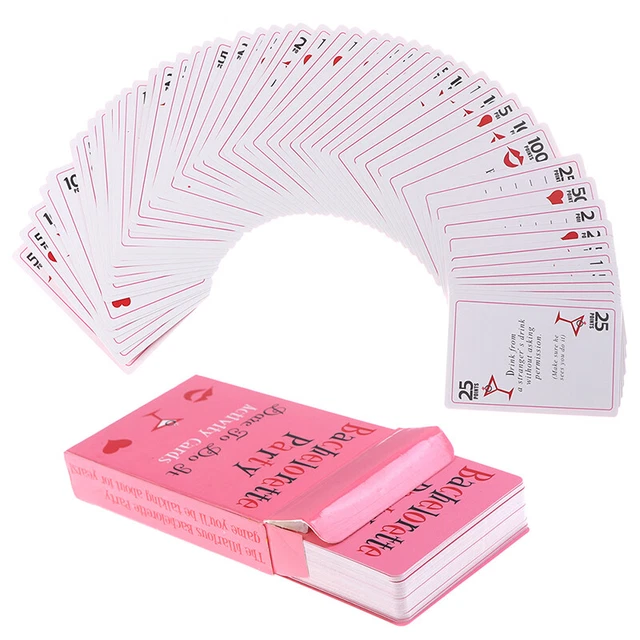 52 pz/set per ragazze giochi notturni gallina festa addio al nuziale cartolina festa ponte matrimonio FDC ❤