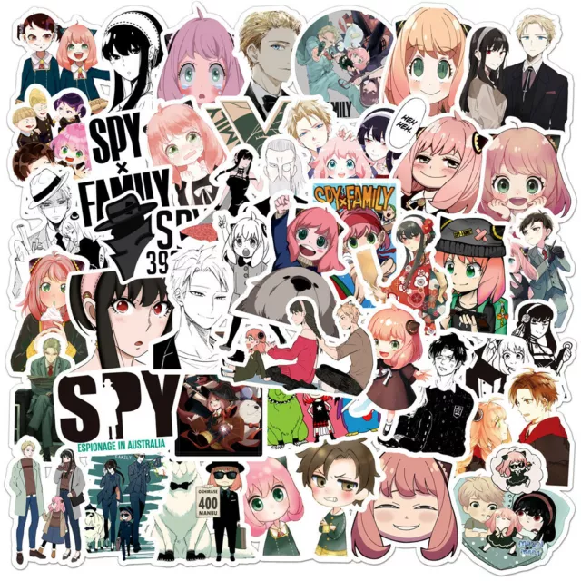 SPY x FAMILY Anime Manga 50 Stickers Yor Forger Loid Forger Damian Fiona SXF201