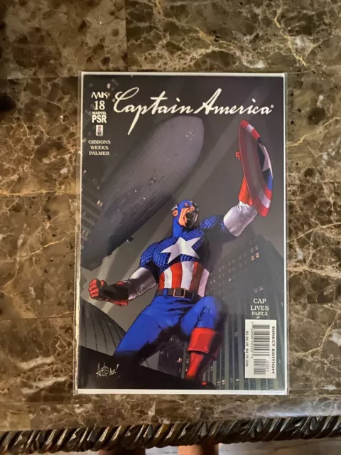 Captain America #18 (Marvel Comics November 2003) Cap Lives Part 2