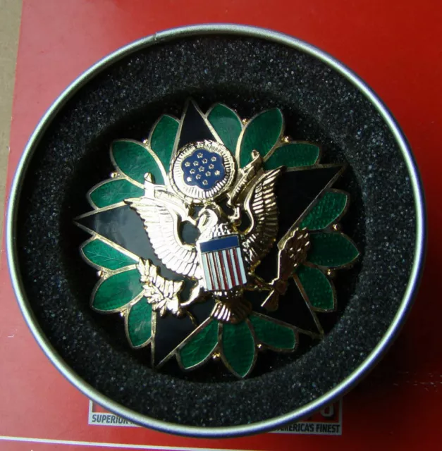 Us Army Dod General Staff Officer Uniform Insignia Medal Brooch Badge Pin & Box