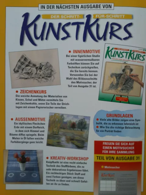 Ausgabe 31, Der Schritt-für-Schritt Kunstkurs, Malen und Zeichnen leicht gemacht