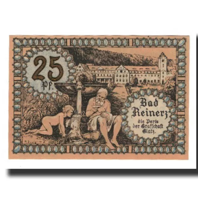 [#320472] Banknote, Germany, Reinerz, Bad Stadt, 25 Pfennig, paysage 1, 1921, 19