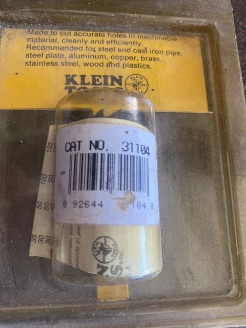 KLEIN 31104 / HIGH-SPEED HOLE SAW 7/8" INCH / 22MM /  New