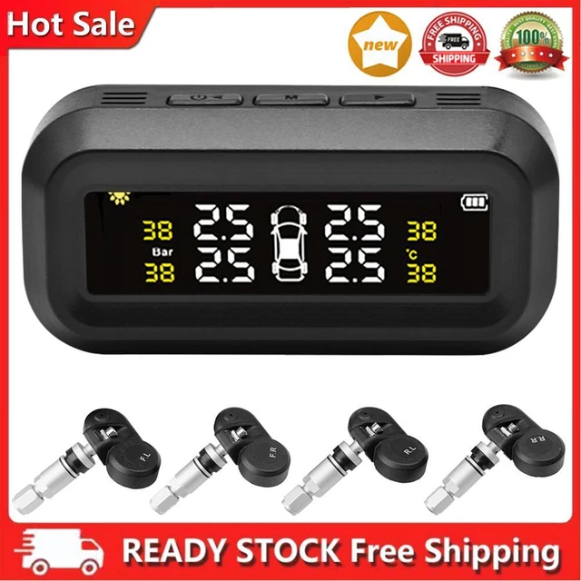 ANTKING AN-10C auto solare TPMS display digitale LCD controllo pressione pneumatici automatico