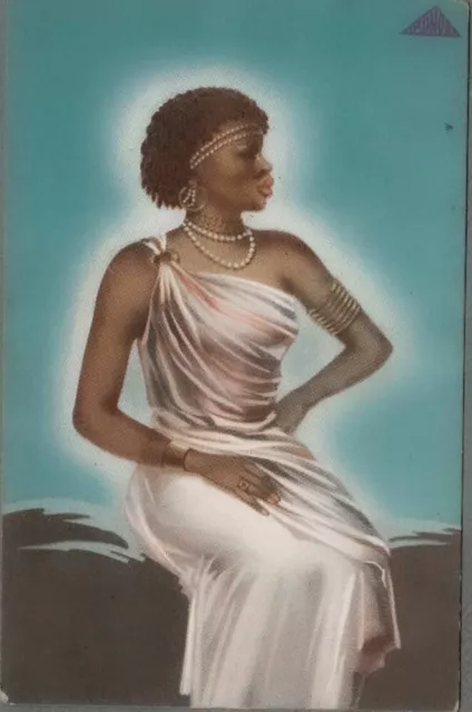 ERITREA GIOVANE RAGAZZA - Cartolina VIAGGIATA 1938 - COLONIE ITALIANE -