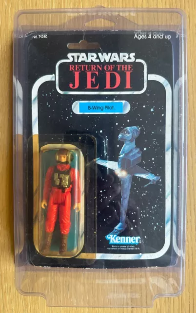Vintage Star Wars Return Of The Jedi Kenner B-Wing Pilot 1983 77-Back