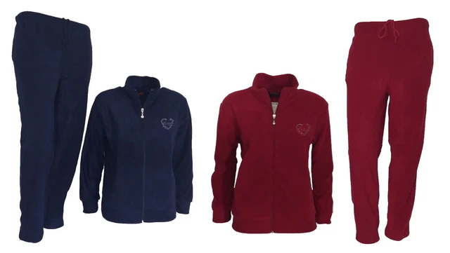 Tuta Da Donna Invernale Felpata Sportiva Completa Pantaloni Zip XL XXL - Foto 9