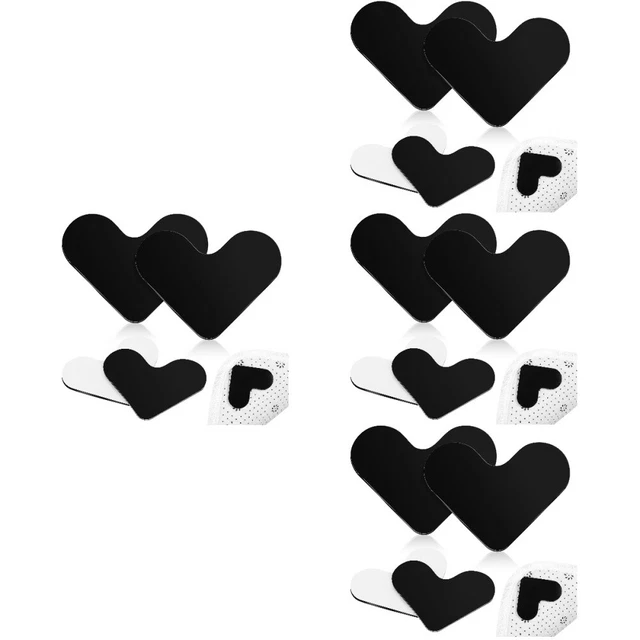 16 uds acolchado de alfombra en forma de corazón pegatina de alfombra reutilizable pinza de alfombra
