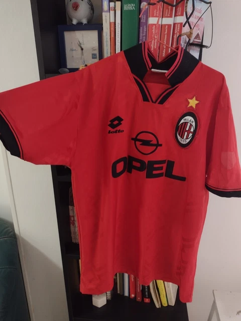 MAGLIA AUTOGRAFATA CALCIO Milan Franco Baresi Serie A Maglietta Con