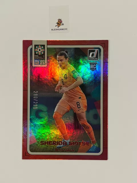 2023 Panini Donruss Women’s World Cup Kailen Sheridan, Canada RC Rookie Red /299