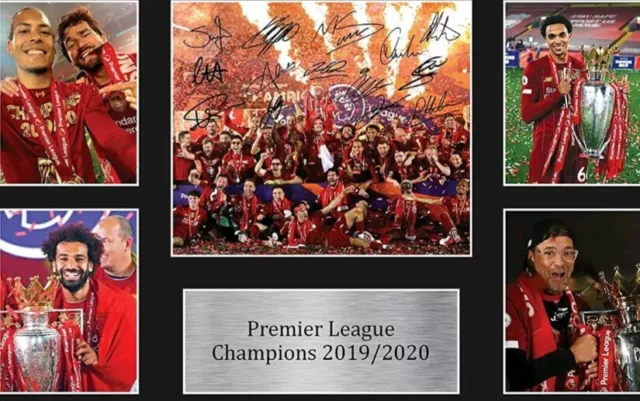 PREMIER CHAMPIONS 2019/20 Liverpool legends Signed Photo Print Legend 6 x 4
