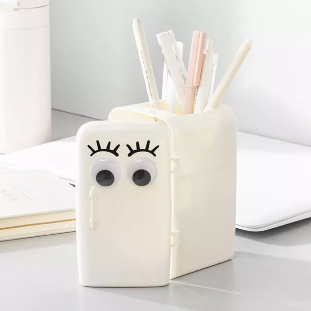 Mini Refrigerator Pen Holder Student Cute Desktop Storage Container`
