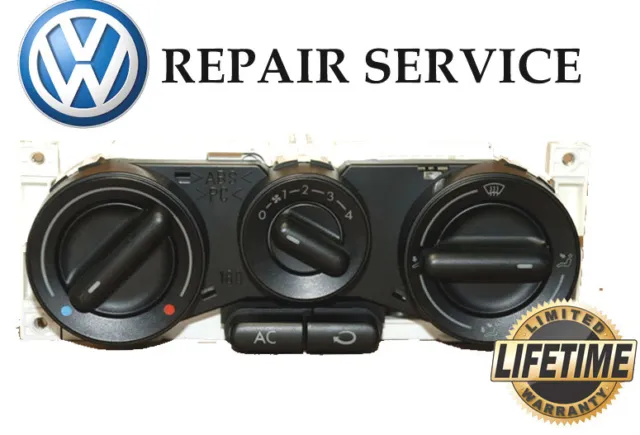 REPAIR SERVICE for VOLKSWAGEN VW NEW BEETLE CLIMATE CONTROL A/C HEATER 1998-2010