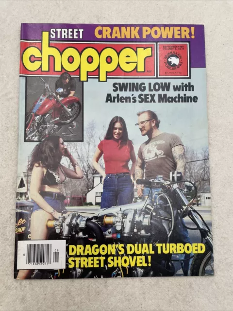 1980 September Street Chopper Motorcycle Magazine