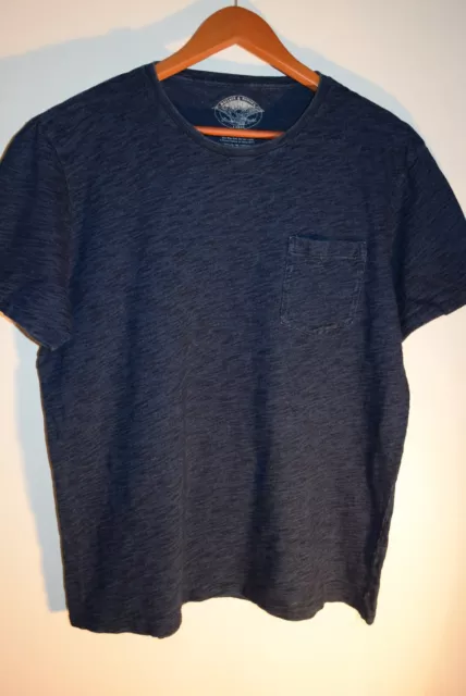 Wallace & Barnes Indigo Pocket t shirt Men's Large M/L J. Crew