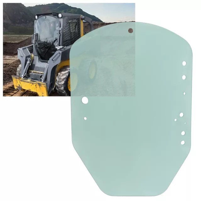 For John Deere Skid Steer & Track Loader D & E Series Clear Door Glass # T312628