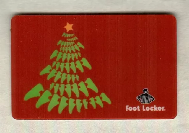 FOOT LOCKER Sneaker Christmas Tree 2010 Lenticular Gift Card ( $0 )
