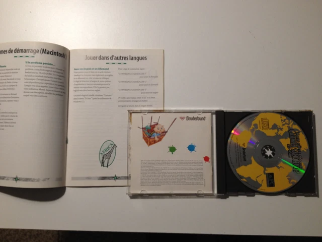 Big Box PC - Où Est Carmen Sandiego ? (CD-ROM) - Jeu éducatif Broderbund - Très Bon état