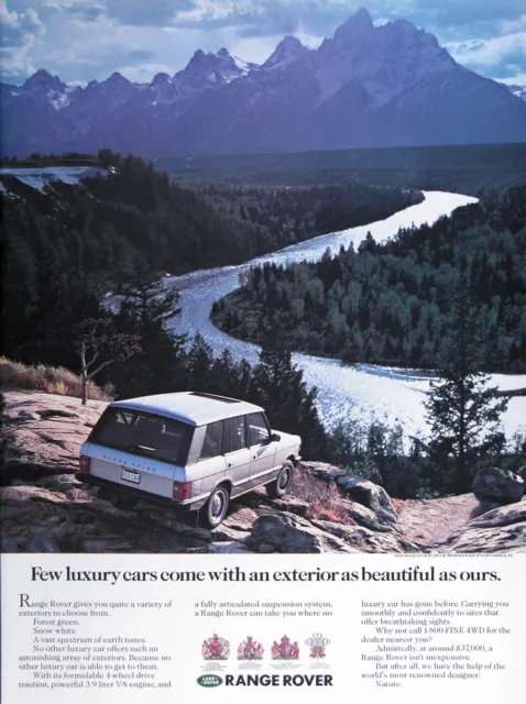 1989 RANGE ROVER Genuine Vintage Ad ~ MSRP $37,000 ~ FREE SHIPPING!