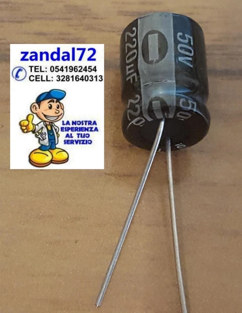 1000uF 10V Kit 10 Pezzi Condensatore Elettrolitico - Foto 2