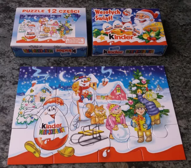 WERBEPUZZLE Weihnachten  Ferrero Polen 12 Teile OVP -  SELTEN