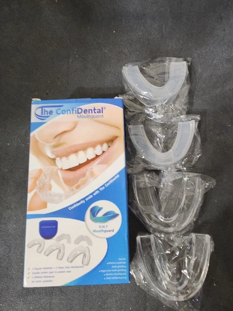 The Confidental - 4 en 1 protector bucal moldeable apretar dientes con bonificación