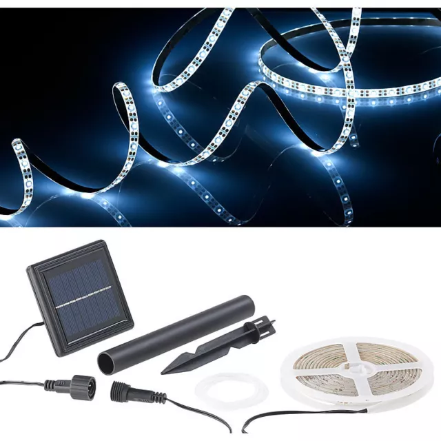 Lunartec LED Band Batterie: Indoor-LED-Streifen, 18 LEDs, Schalter