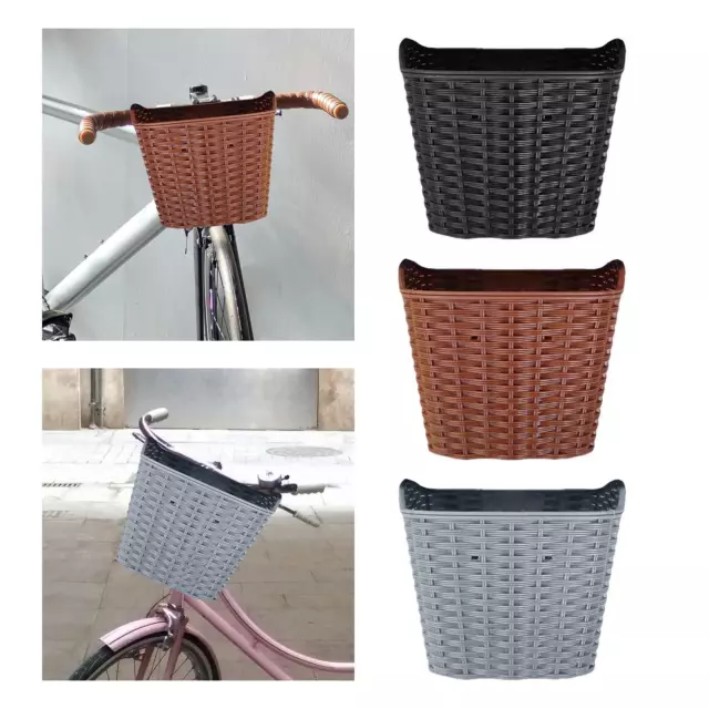 Panier avant de vélo amovible, panier de guidon avant de vélo pour