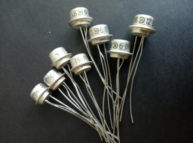 MP14b Vintage Russia PNP Germanium Transistors NEW, 10pcs