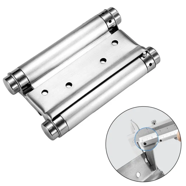 Reliable stainless steel hinge for free gates and wide door applications