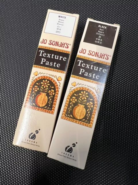Pasta de textura Jo Sonja - blanca y negra