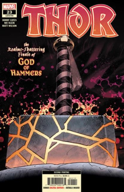 🔥 THOR #23 2nd Print Nic Klein Variant  - Marvel Release 04/27/2022 🔥