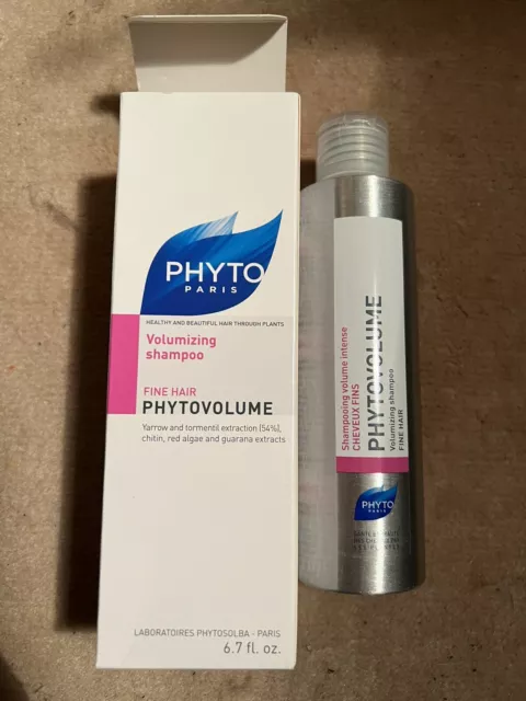 NEW PHYTO PARIS PHYTOVOLUME FOR FINE HAIR VOLUMIZING SHAMPOO 200ml