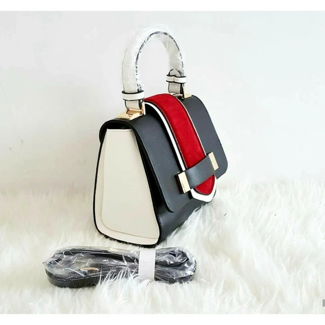 zara contrast mini city bag