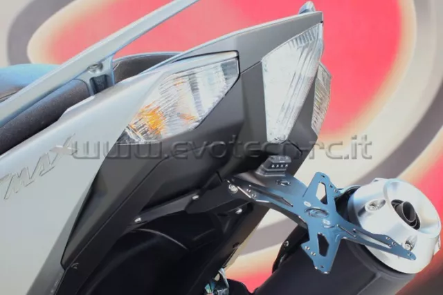 Evotech Portatarga Yamaha T-Max 530 2012 -2016 Porta Targa Regolabile