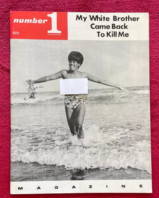 Rare 1965 African American Magazine " Number 1 " - Hypocrisy - Injustice - Hope