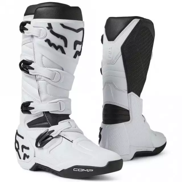 Botas de motocross Fox Racing (adulto) COMP MX (blancas)