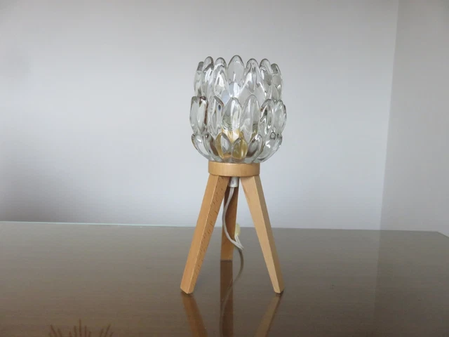 Lampe Tripode J. T. Kalmar Annees 70 Autriche Vintage