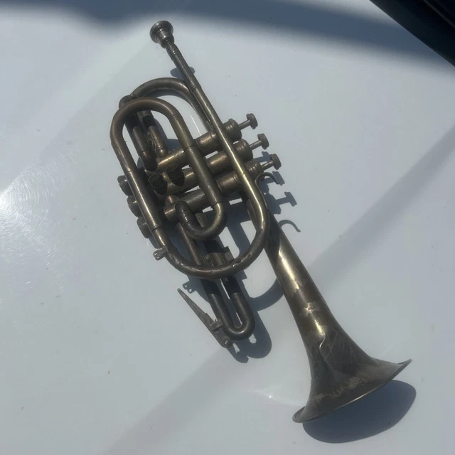 ANTIQUE H SCHENKELAARS Eindhoven Trumpet / Prototype Mouthpiece