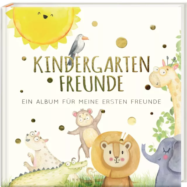 Freundebuch Safari Tiere Kindergarten 3-5 Jahre Für meine ersten Freunde + BONUS