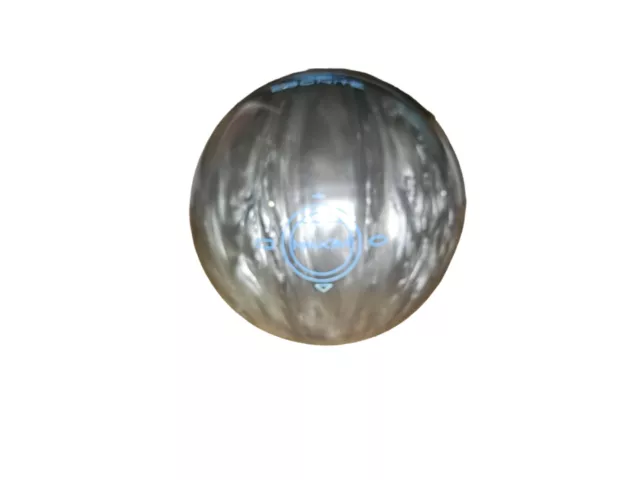 Ebonite Maxim Bowling Ball Undrilled Silver White Swirl 16 Lbs Top Weight 4oz