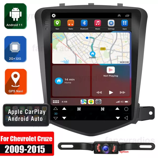 Android 11 Car Stereo Radio For Chevrolet Cruze 2009-2015 Apple CarPlay GPS WiFi