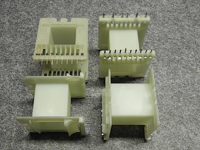 4 STÜCK SPULENKÖRPER Wickelkörper EI84a / 29,5 Weisser EUR 6,40 ...