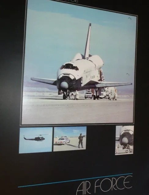 VINTAGE SPACE SHUTTLE Support Official US Air Force Poster 17
