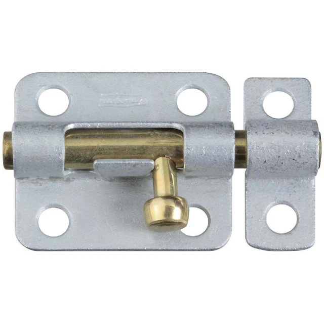 National 2-1/2 In. Galvanized Steel Door Barrel Bolt N151852 Pack of 30 National