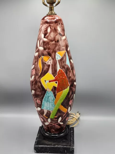 MCM Lamp Mid Century MICA Bitossi Londi Mid Century Groovy