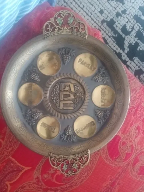 vintage passover seder plate