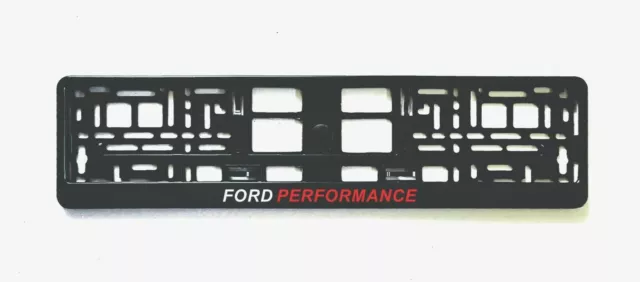 2x Cornice porta targa per targa europea per auto Ford Performance